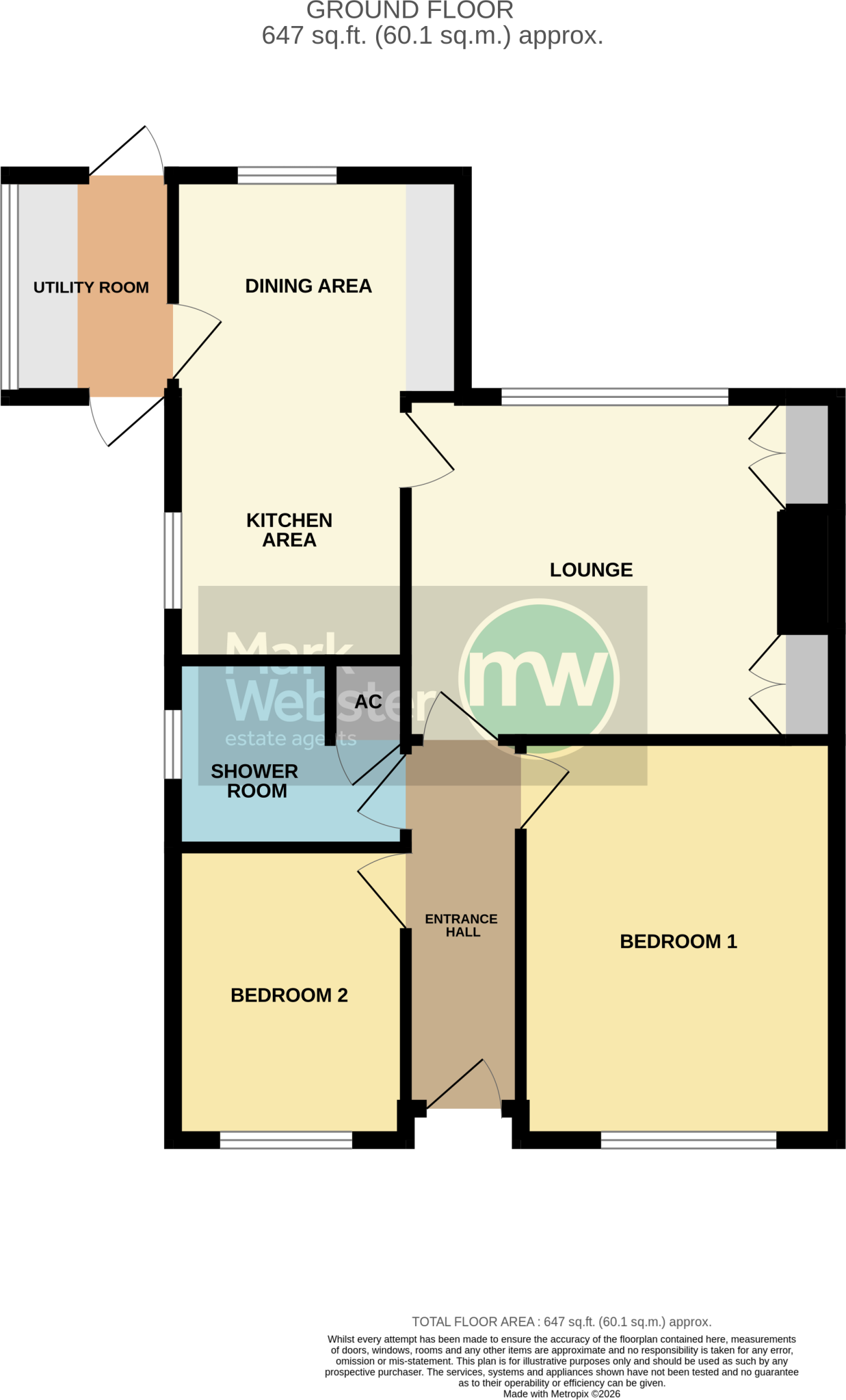 Margaret Road, Atherstone floorplan