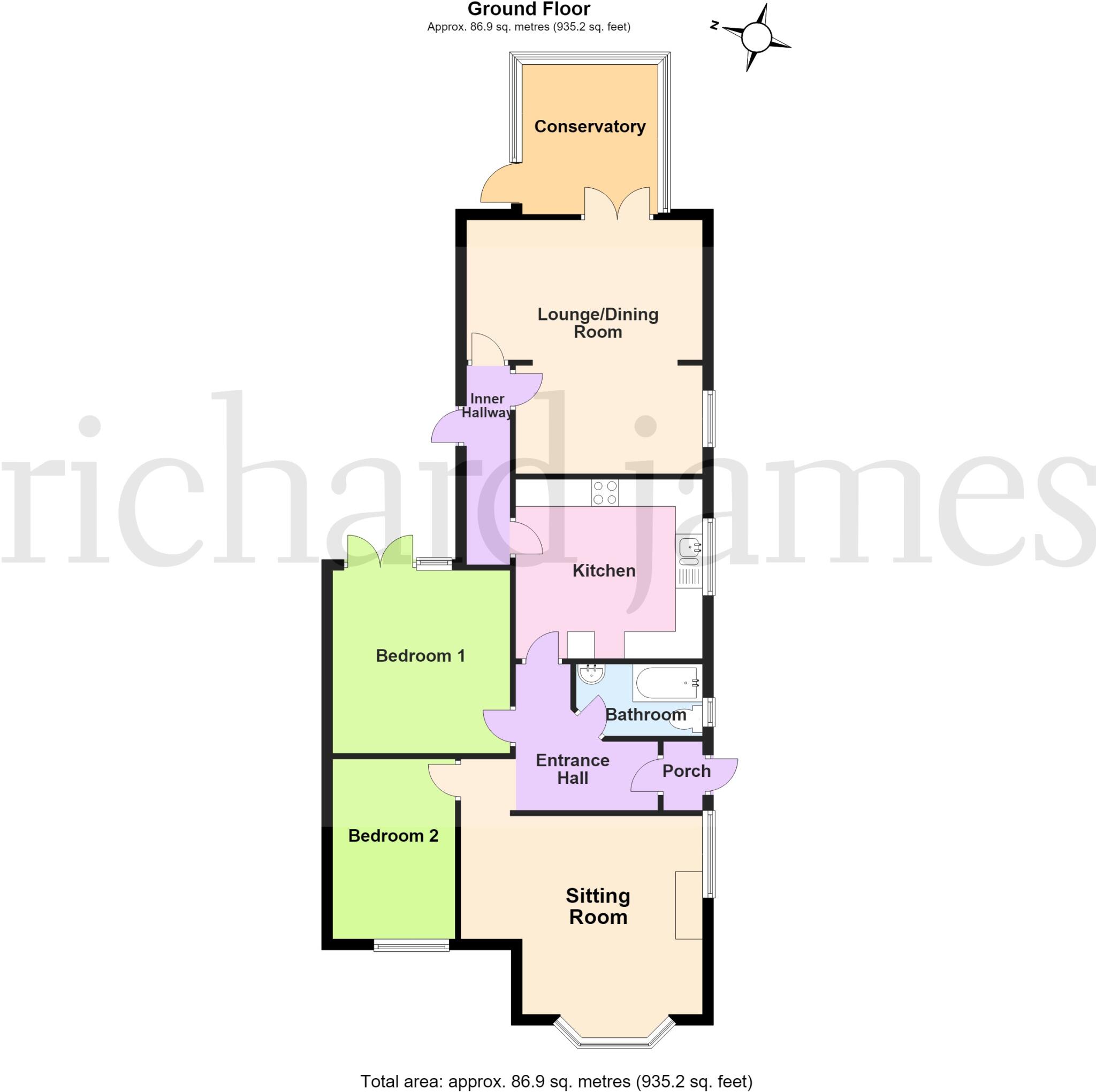 Hall Avenue, Rushden floorplan