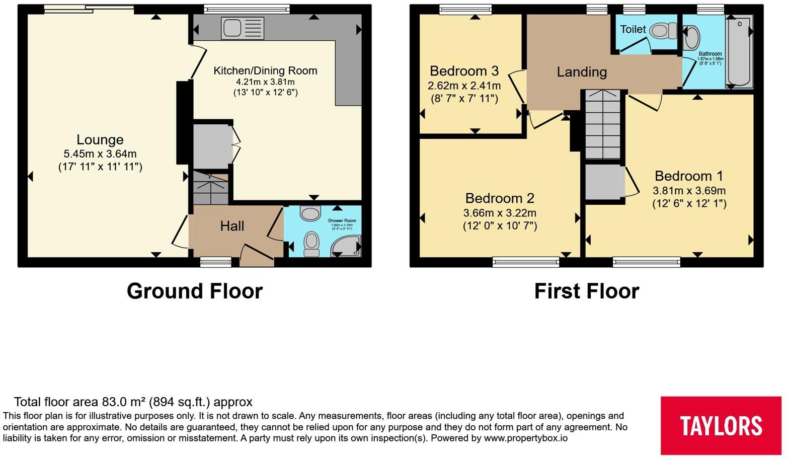 Caslon Way, Letchworth Garden City, Hertfordshire, SG6 floorplan