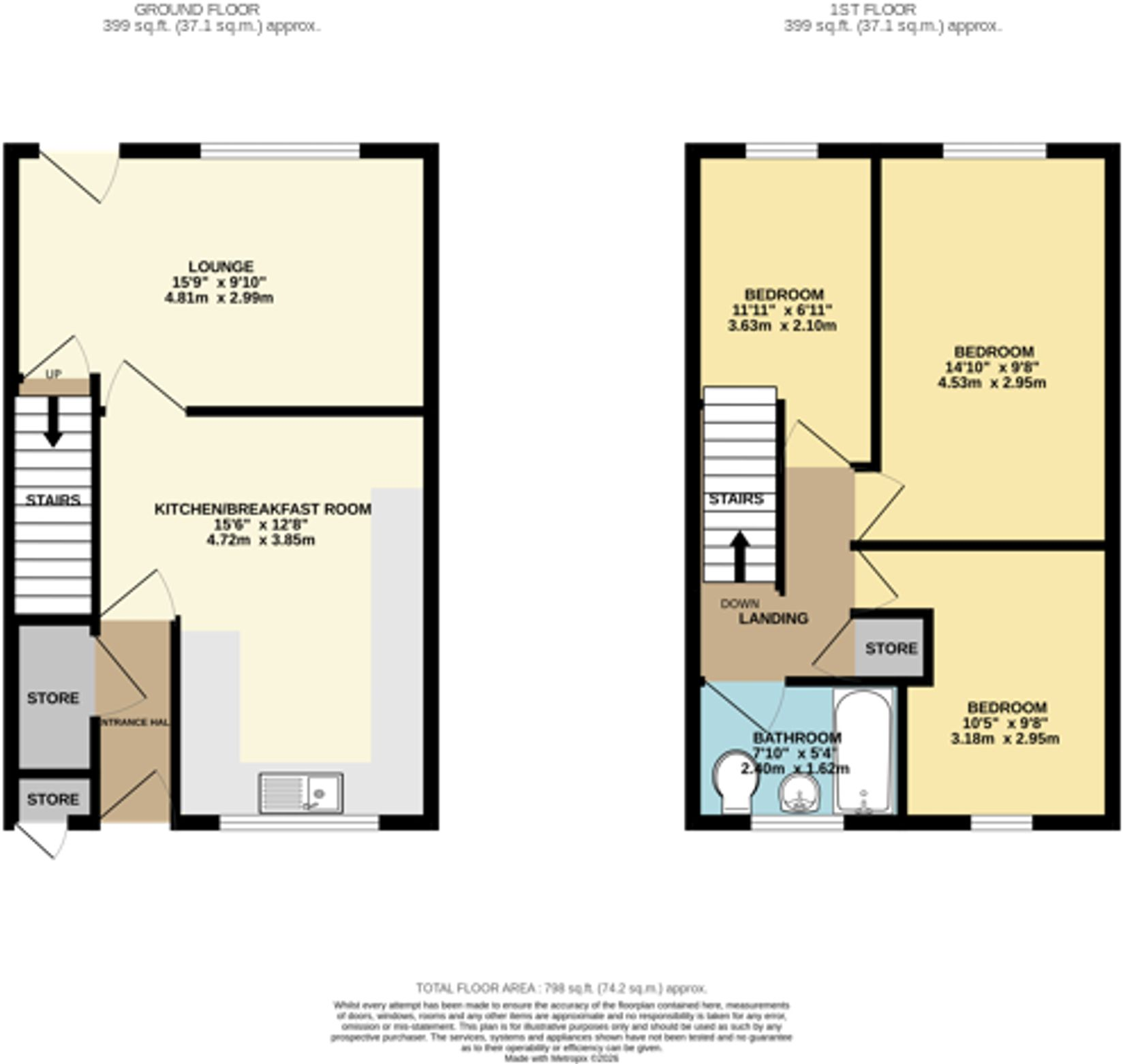 Wealdstone, Telford, TF7 floorplan