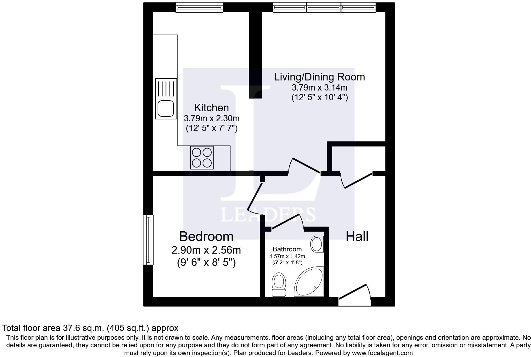 Perne Close, CB1 floorplan