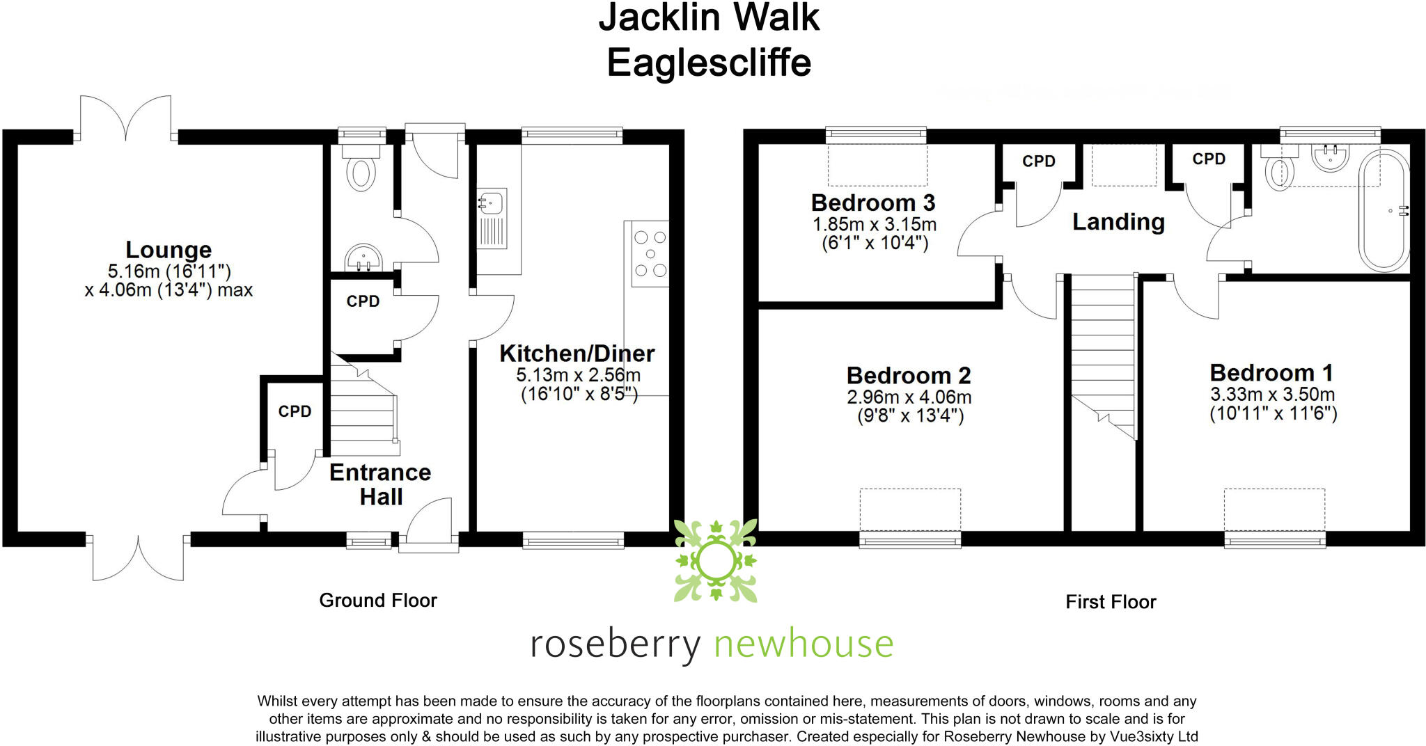 Jacklin Walk, Eaglescliffe floorplan