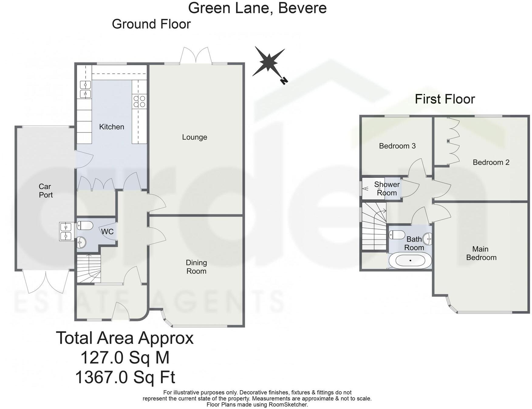 Green Lane, Bevere, WR3 floorplan