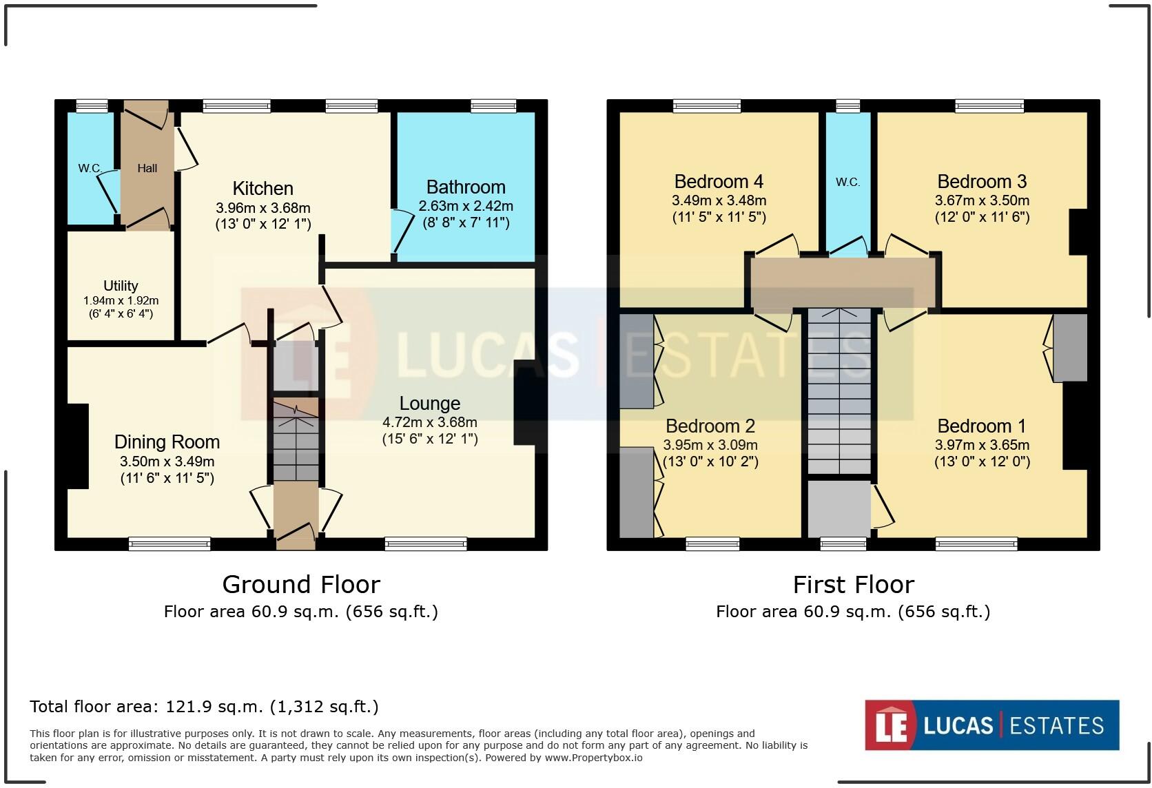 Horner Street, Tir-y-berth, Hengoed floorplan