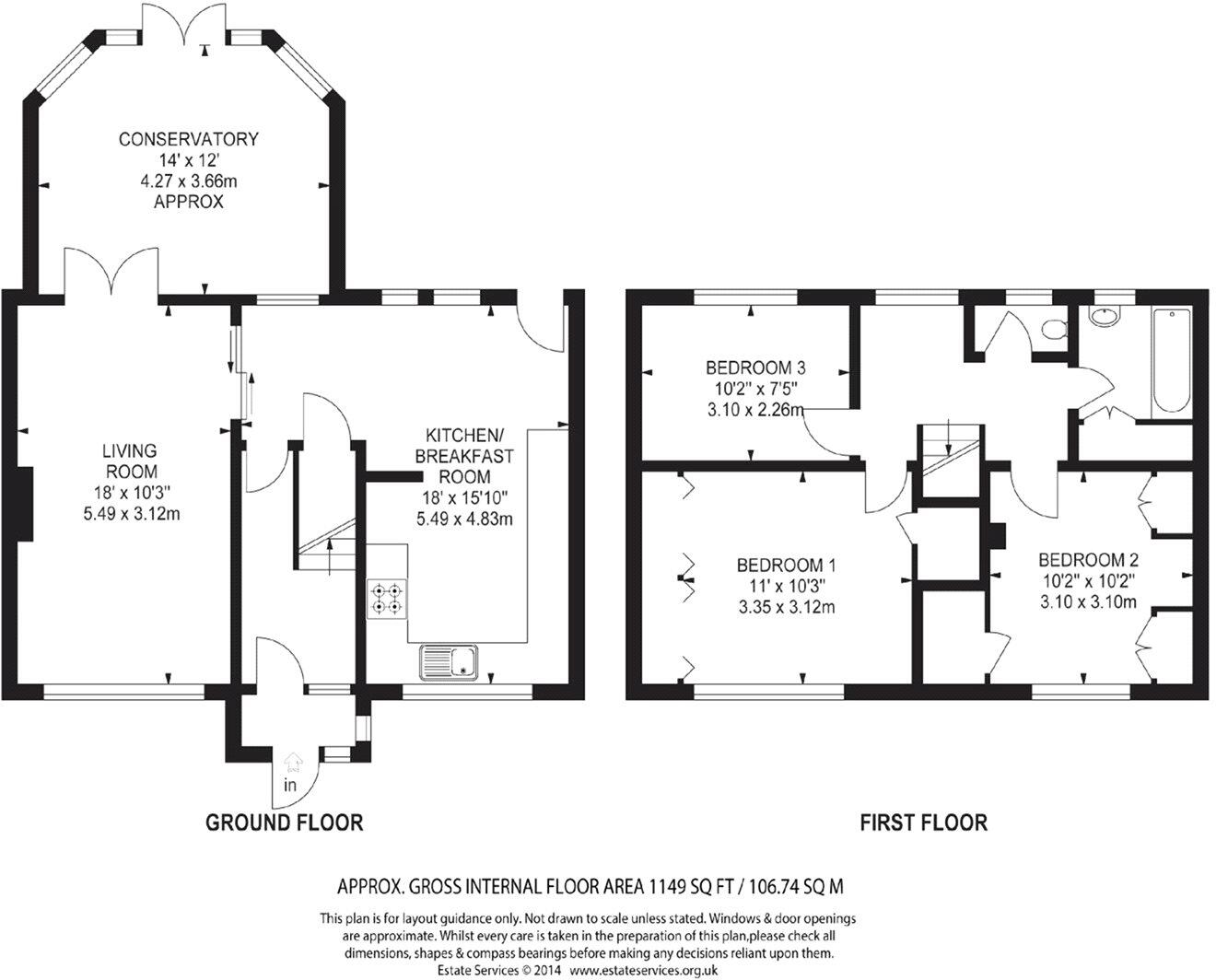 Perrycroft, Windsor, Berkshire, SL4 floorplan