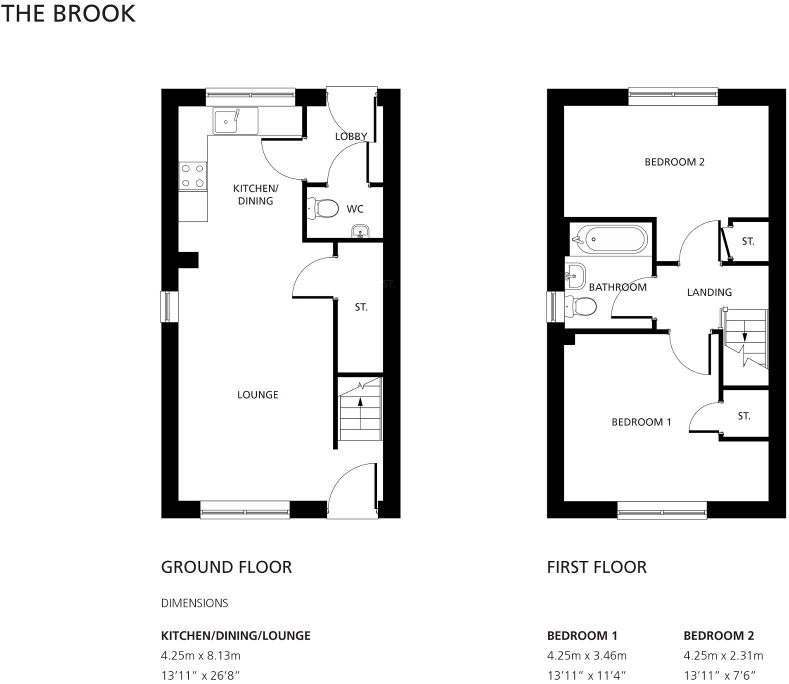 The Brook, Witham St. Hughs, Lincoln, Lincolnshire, LN6 floorplan