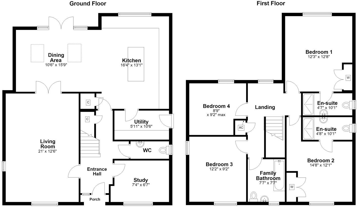 Monument Way, Priors Hall Park, Corby floorplan
