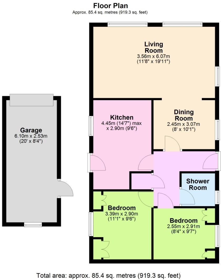 The Broadway, Lancing floorplan