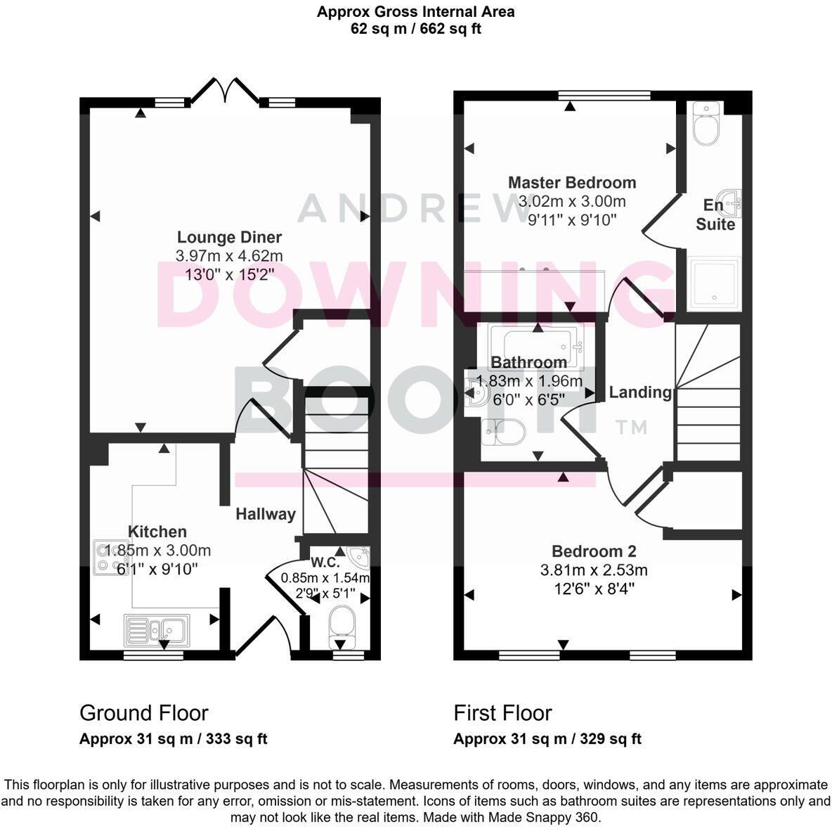 Hall Road, Lichfield, WS14 0FN floorplan