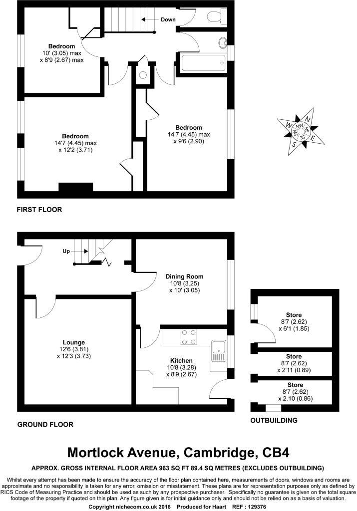 Mortlock Avenue, Cambridge, Cambridgeshire floorplan