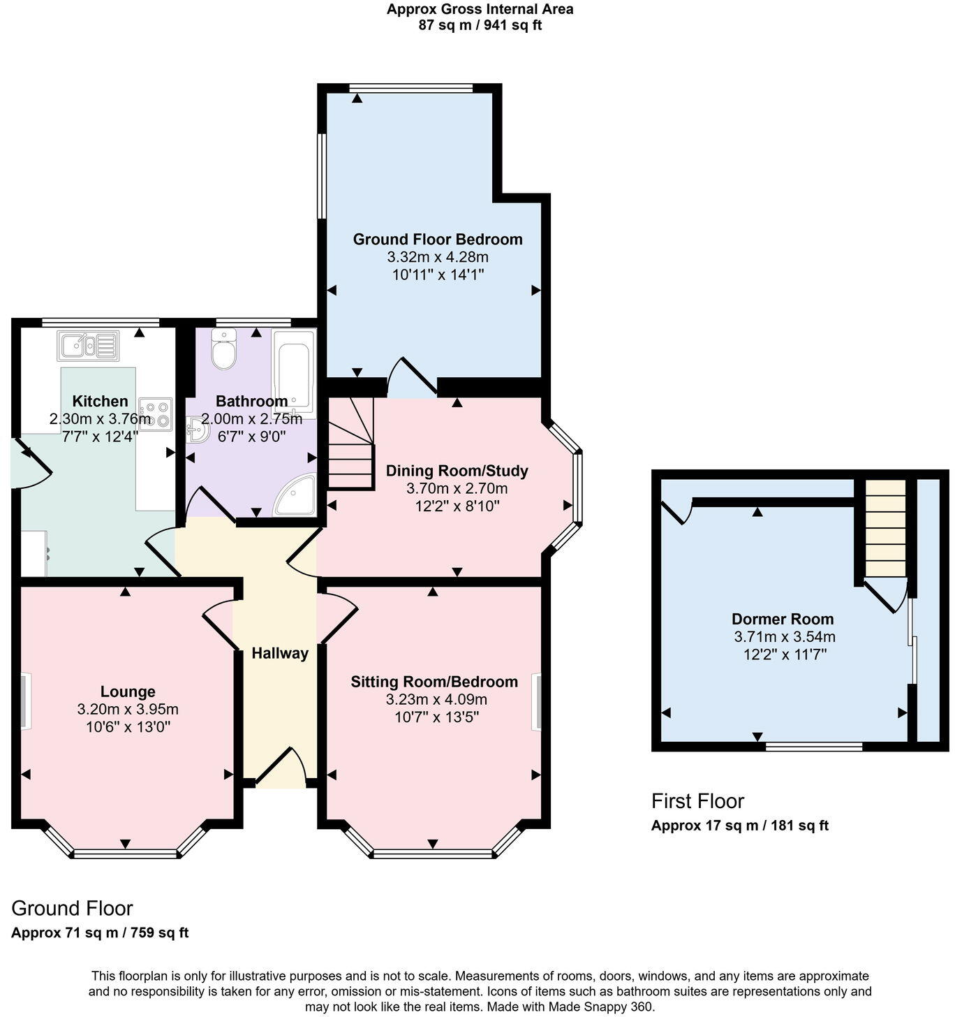 Alexandra Drive, Prestatyn, Denbighshire, LL19 8BW floorplan
