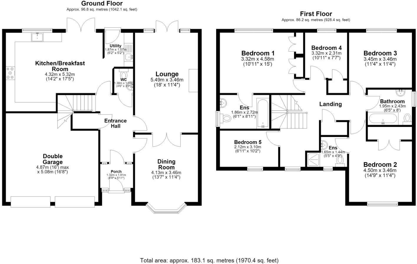 Banc Gelli Las, Bridgend County Borough, CF31 5DH floorplan