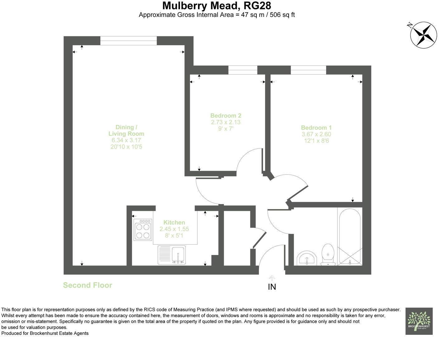 Mulberry Mead, Whitchurch, RG28 7BE floorplan