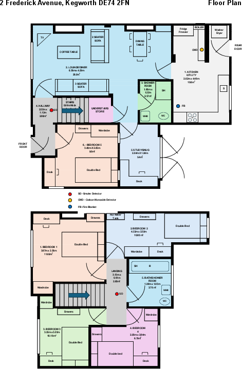 Frederick Avenue, Kegworth floorplan