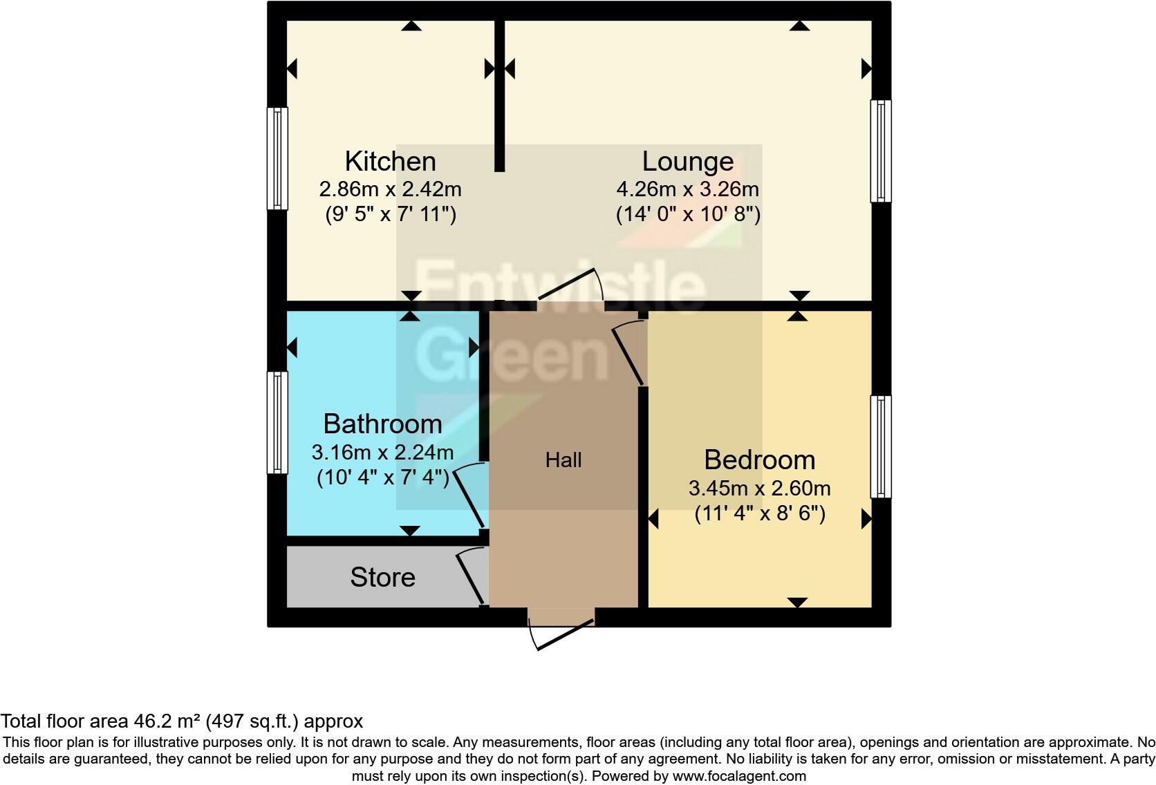 Hornby Road, BLACKPOOL, Lancashire, FY1 floorplan