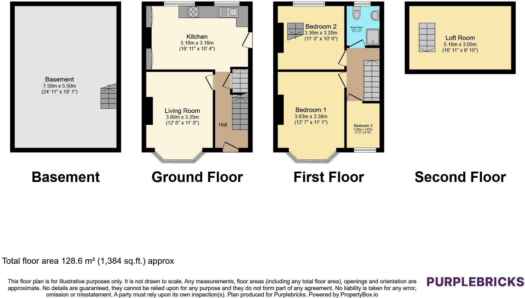 Mount Pleasant Road, Hastings, TN34 floorplan