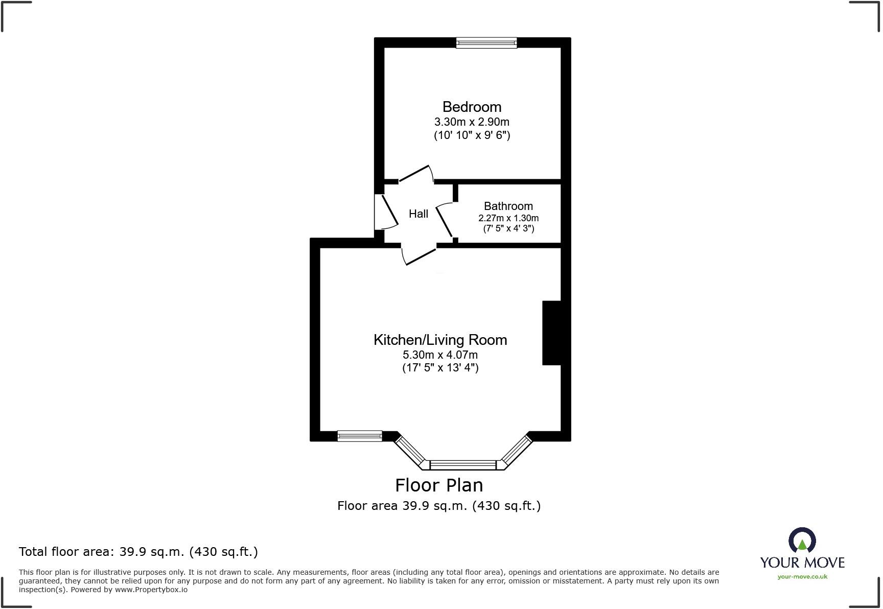 Devonshire Place, Brighton, East Sussex, BN2 floorplan