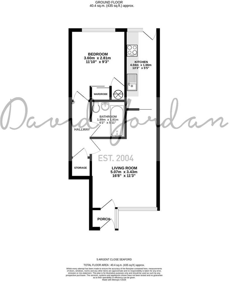 Argent Close, Seaford floorplan