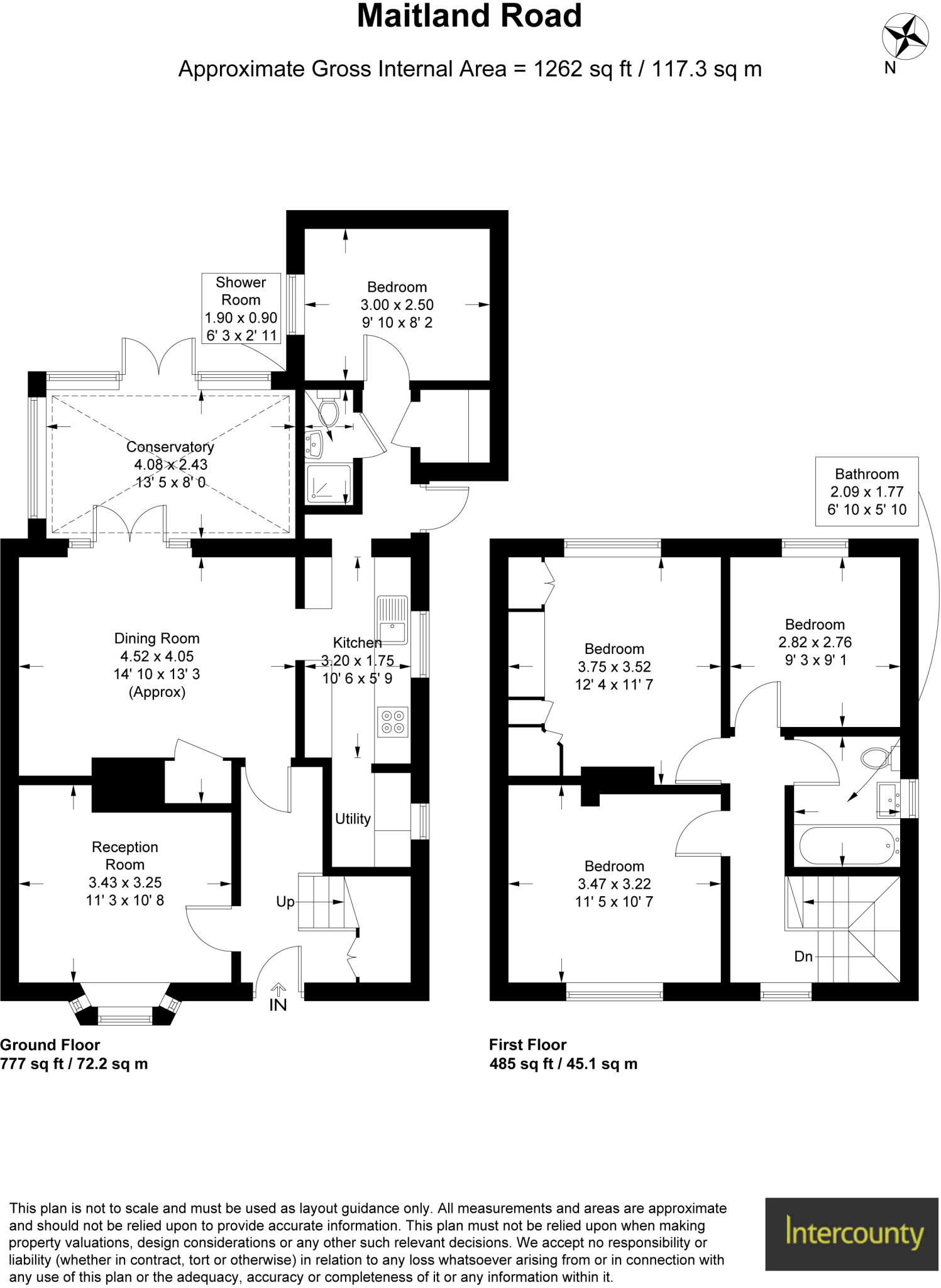 Maitland Road, Stansted, Essex, CM24 floorplan