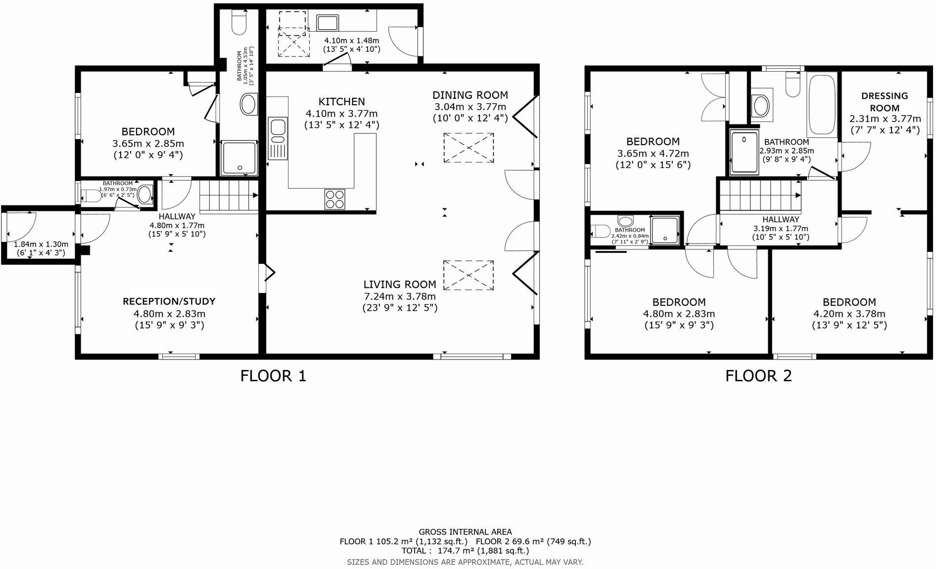 Main Road, Long Hanborough, OX29 floorplan