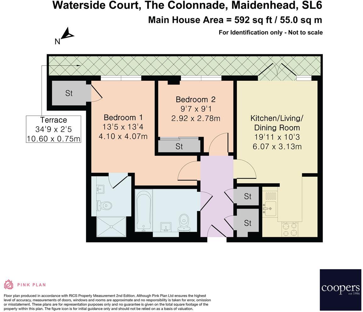 Waterside Court, The Colonnade, Maidenhead, SL6 floorplan