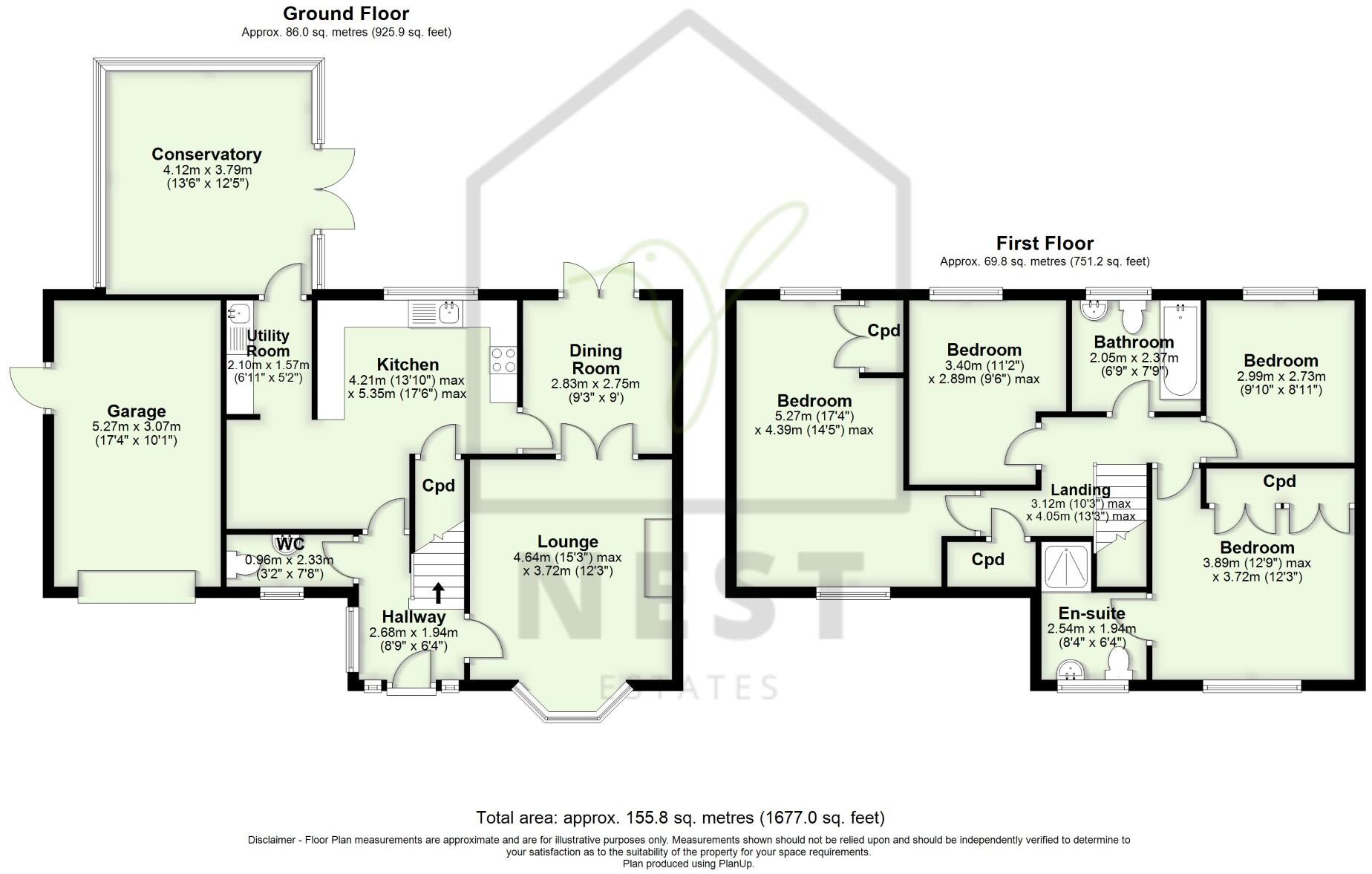 Oakshaw Drive, Norden, Rochdale, Greater Manchester, OL12 floorplan