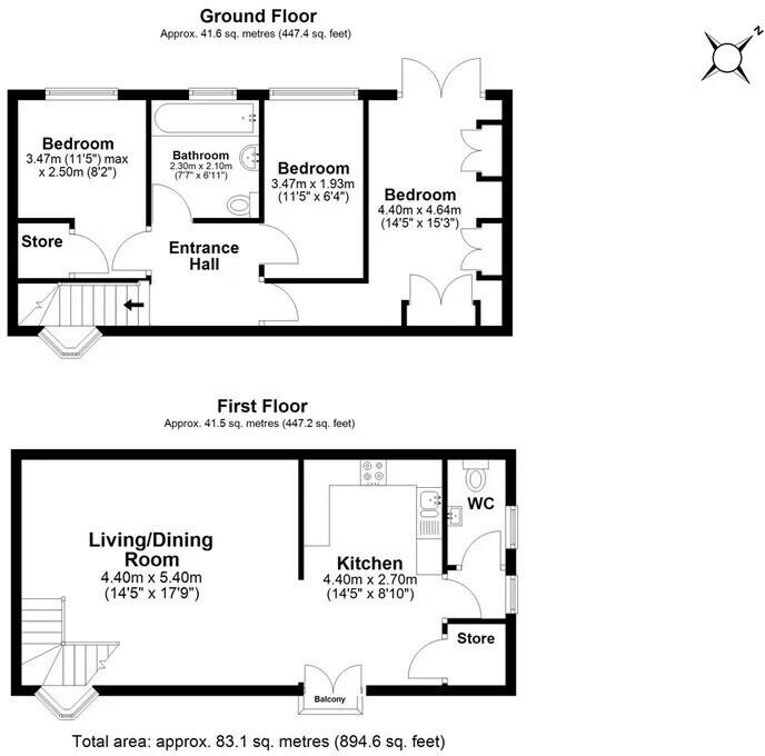 Chichester Way, London E14 floorplan