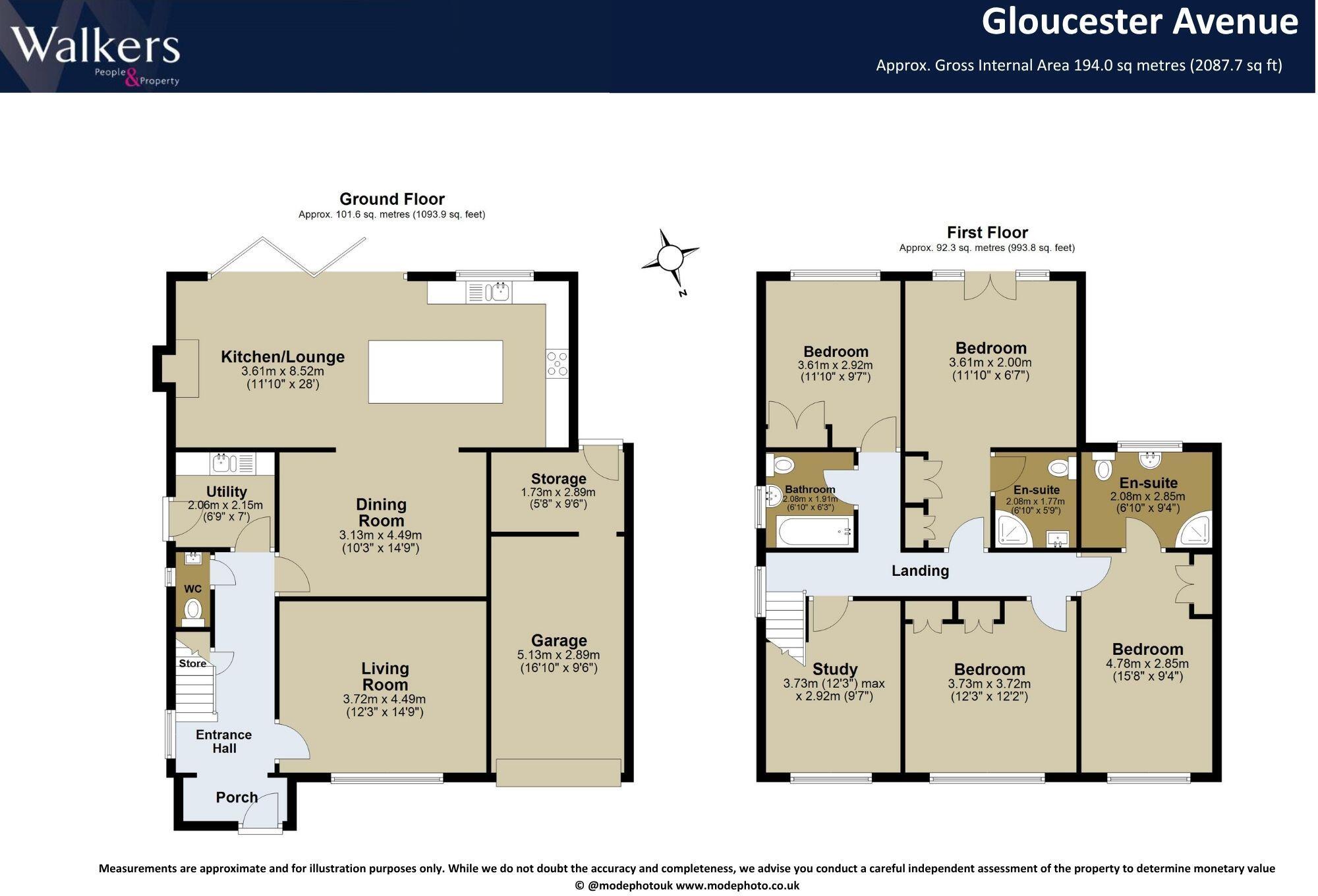 Gloucester Avenue, Chelmsford floorplan
