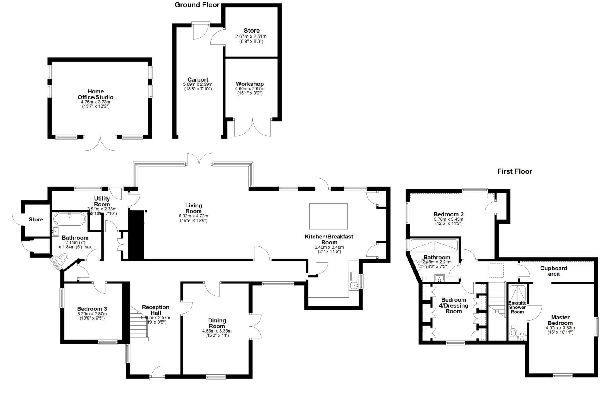 Cane End, South Oxfordshire floorplan