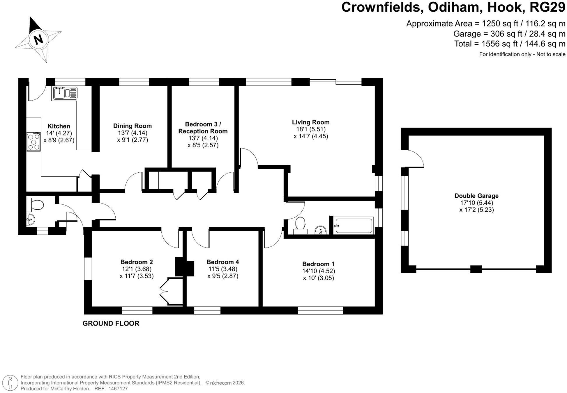 Crownfields, Odiham, RG29 floorplan