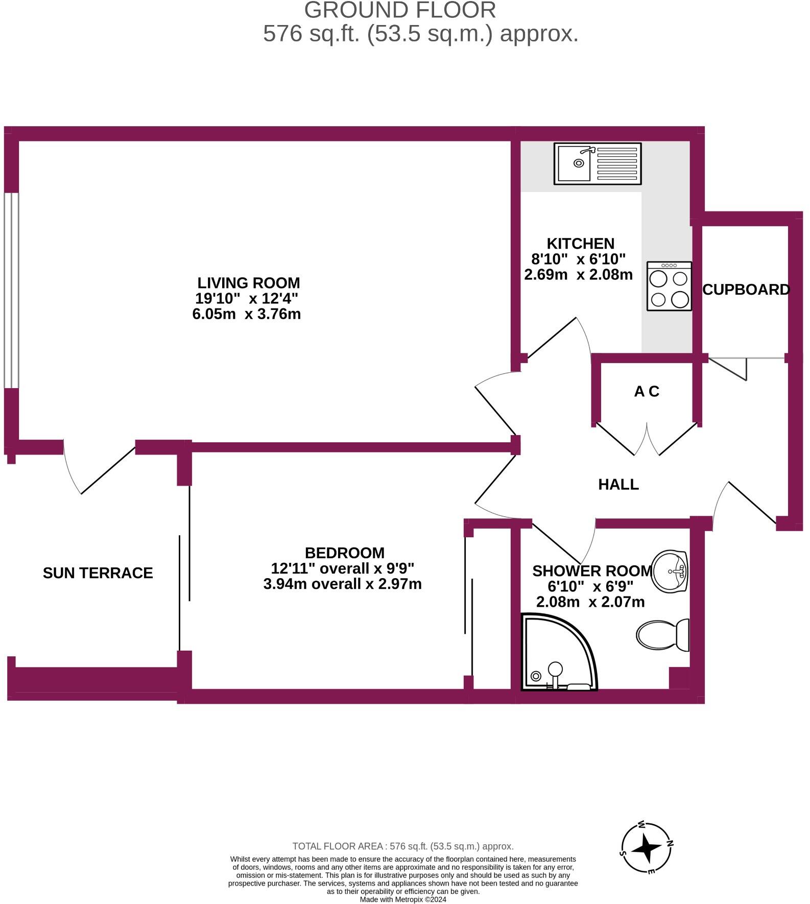 Rock Gardens, Bognor Regis, West Sussex, PO21 floorplan