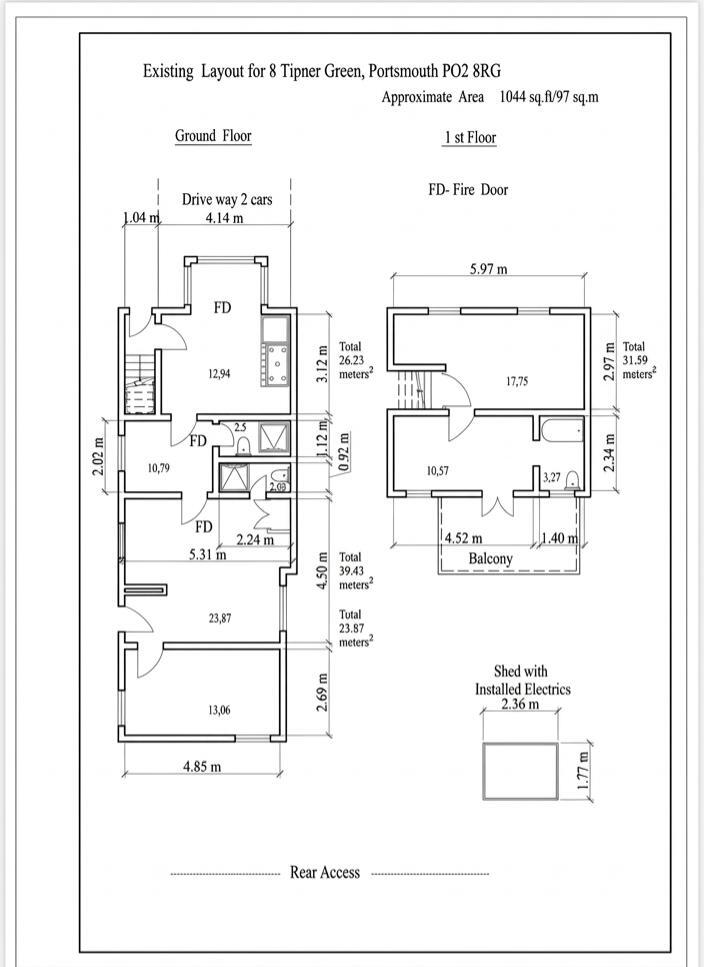 Tipner Green, Portsmouth, PO2 floorplan