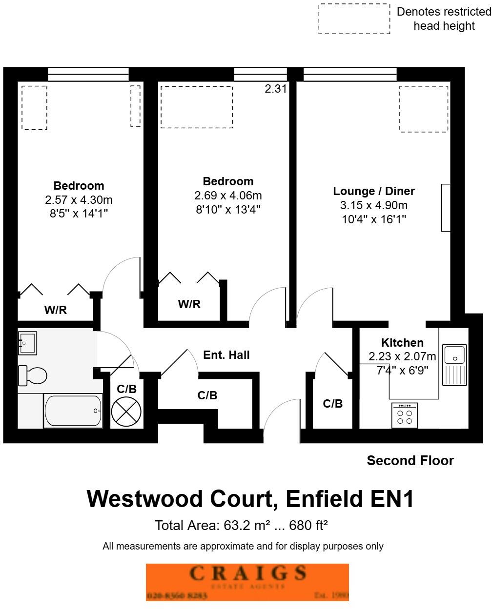 Village Road, London, EN1 floorplan