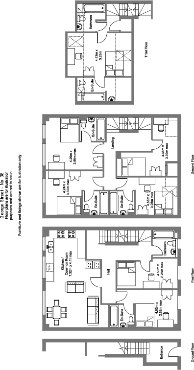 38 George Street, Leamington Spa, Warwickshire floorplan