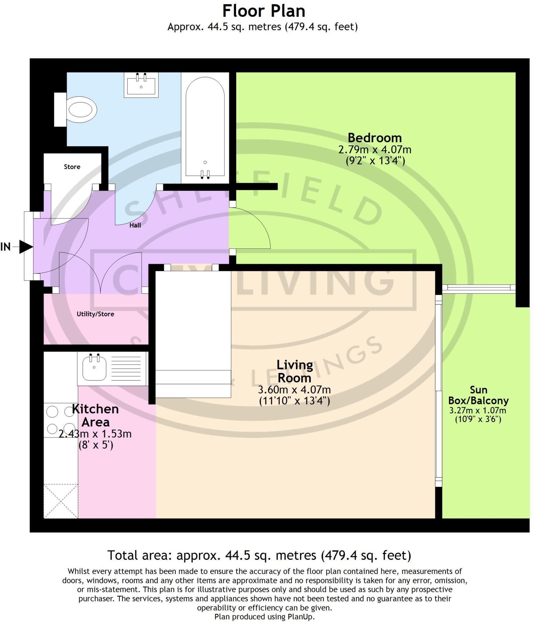 City Point, 1 Solly Street, Sheffield, S1 4BP floorplan