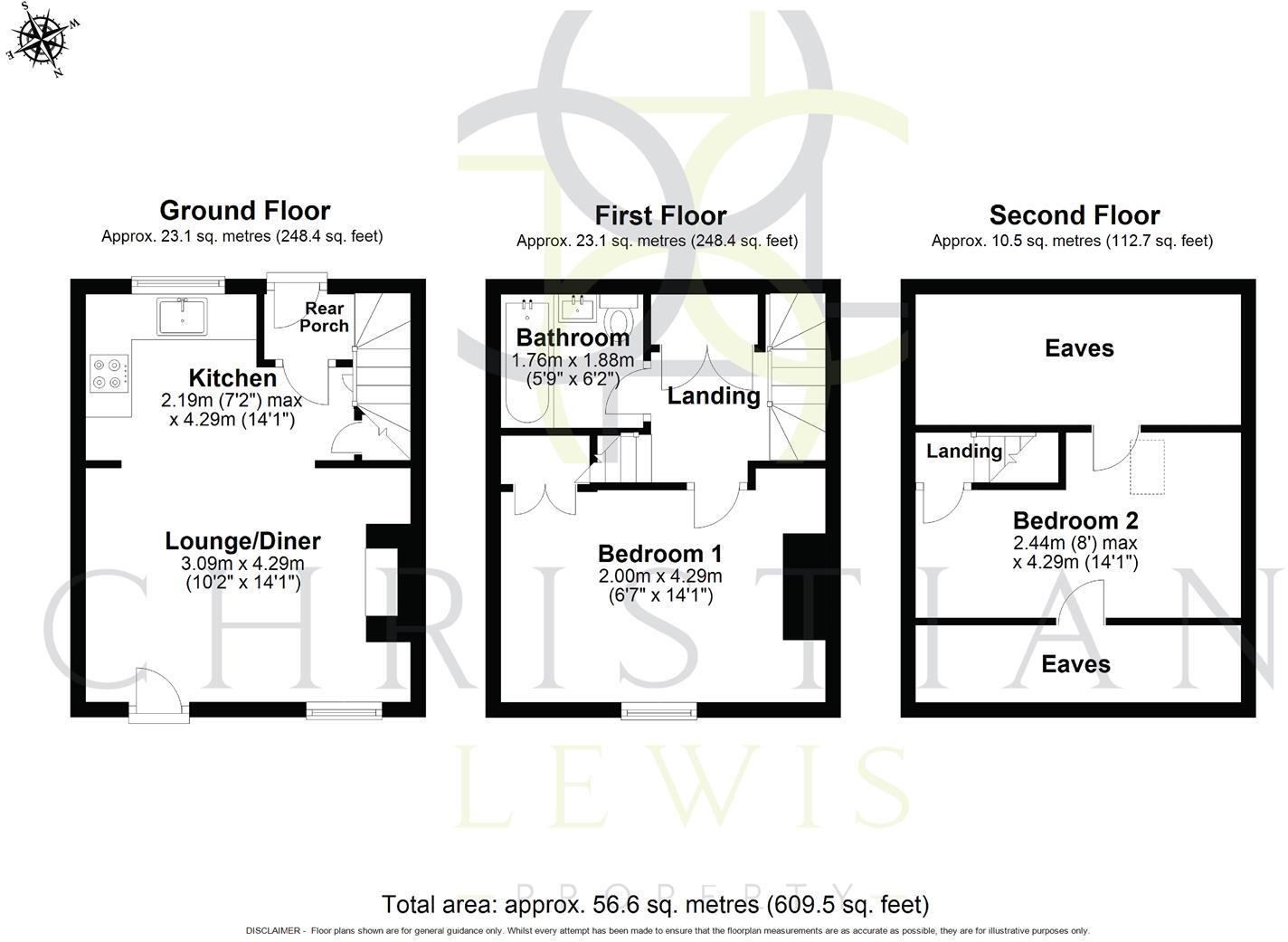 Newlands, Pershore floorplan