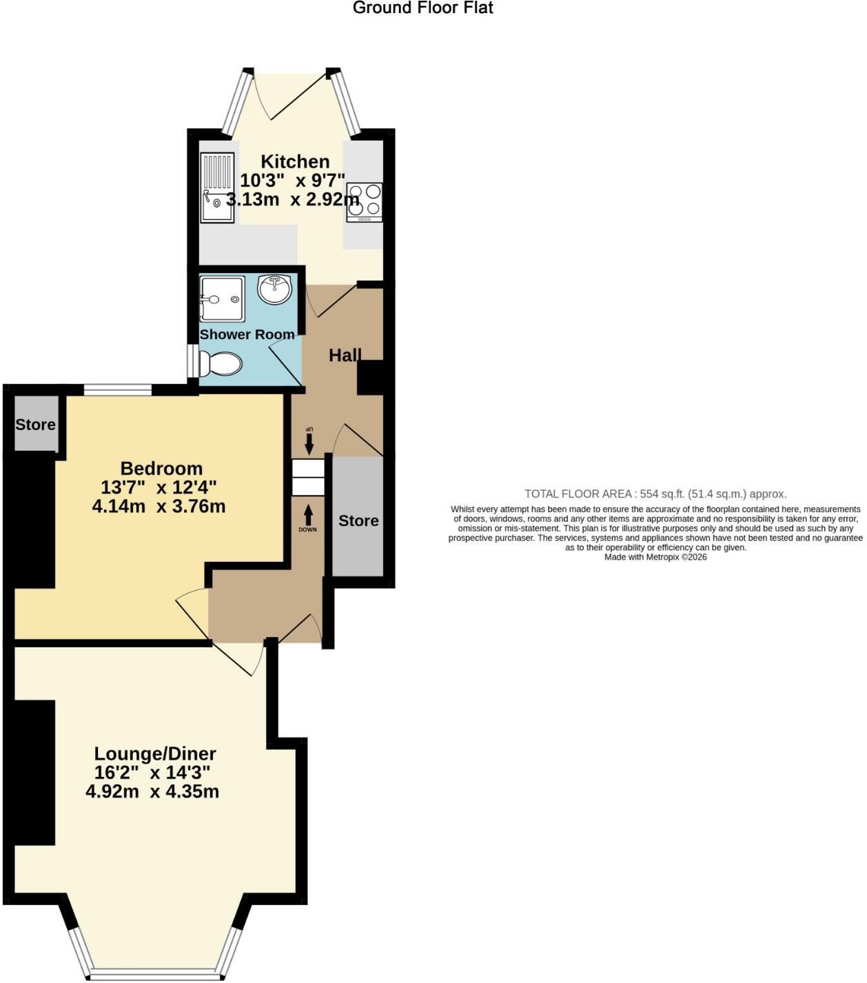Clarendon Road, Cliftonville, Margate, Kent, CT9 floorplan
