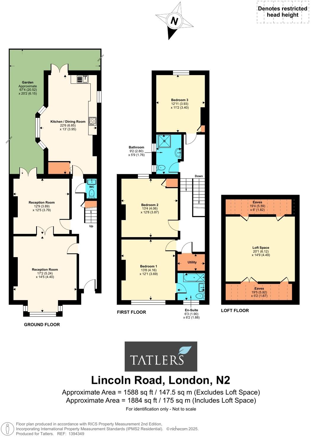 Lincoln Road, London, N2 floorplan