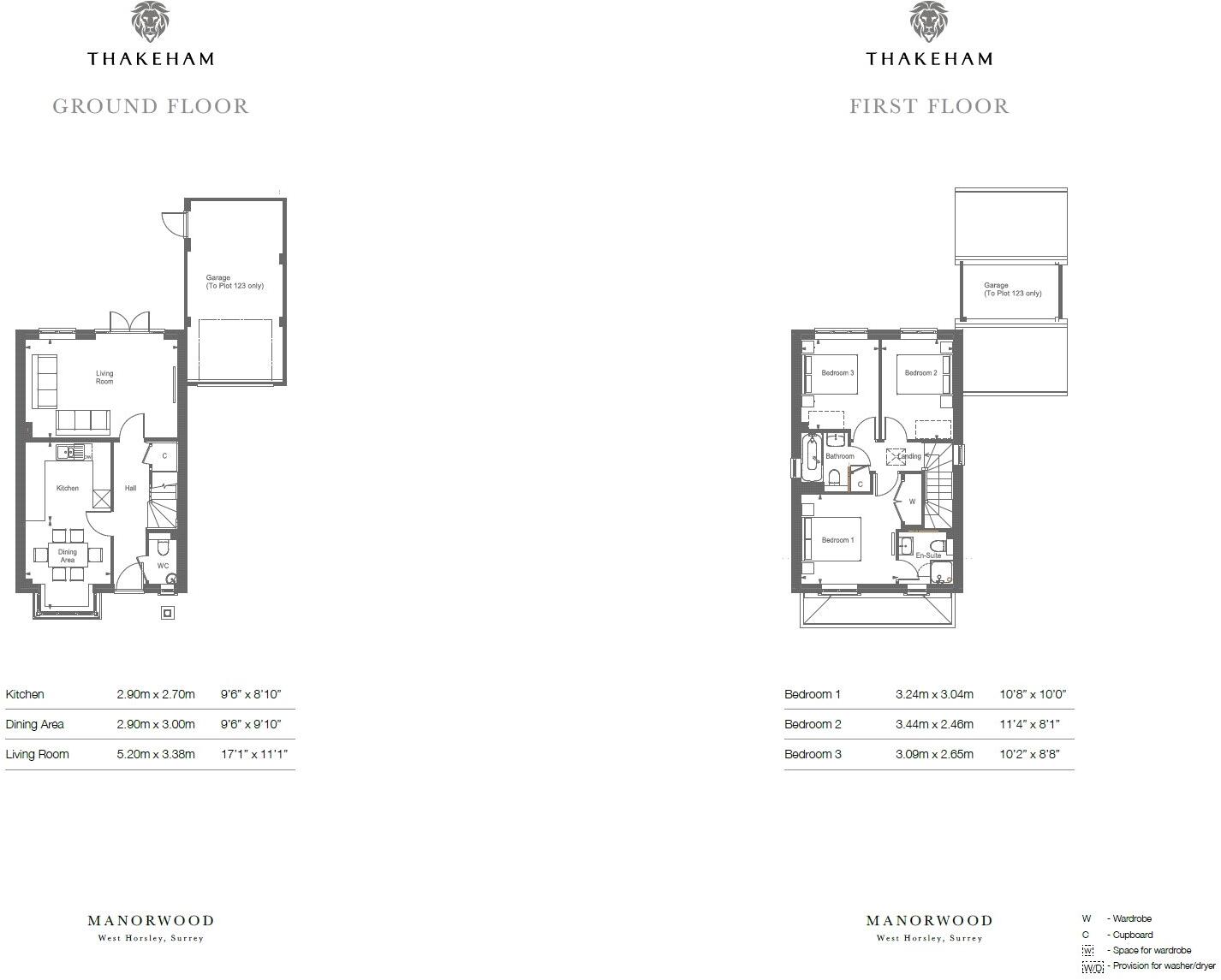 Manorwood, West Horsley, Leatherhead, Surrey, KT24 floorplan