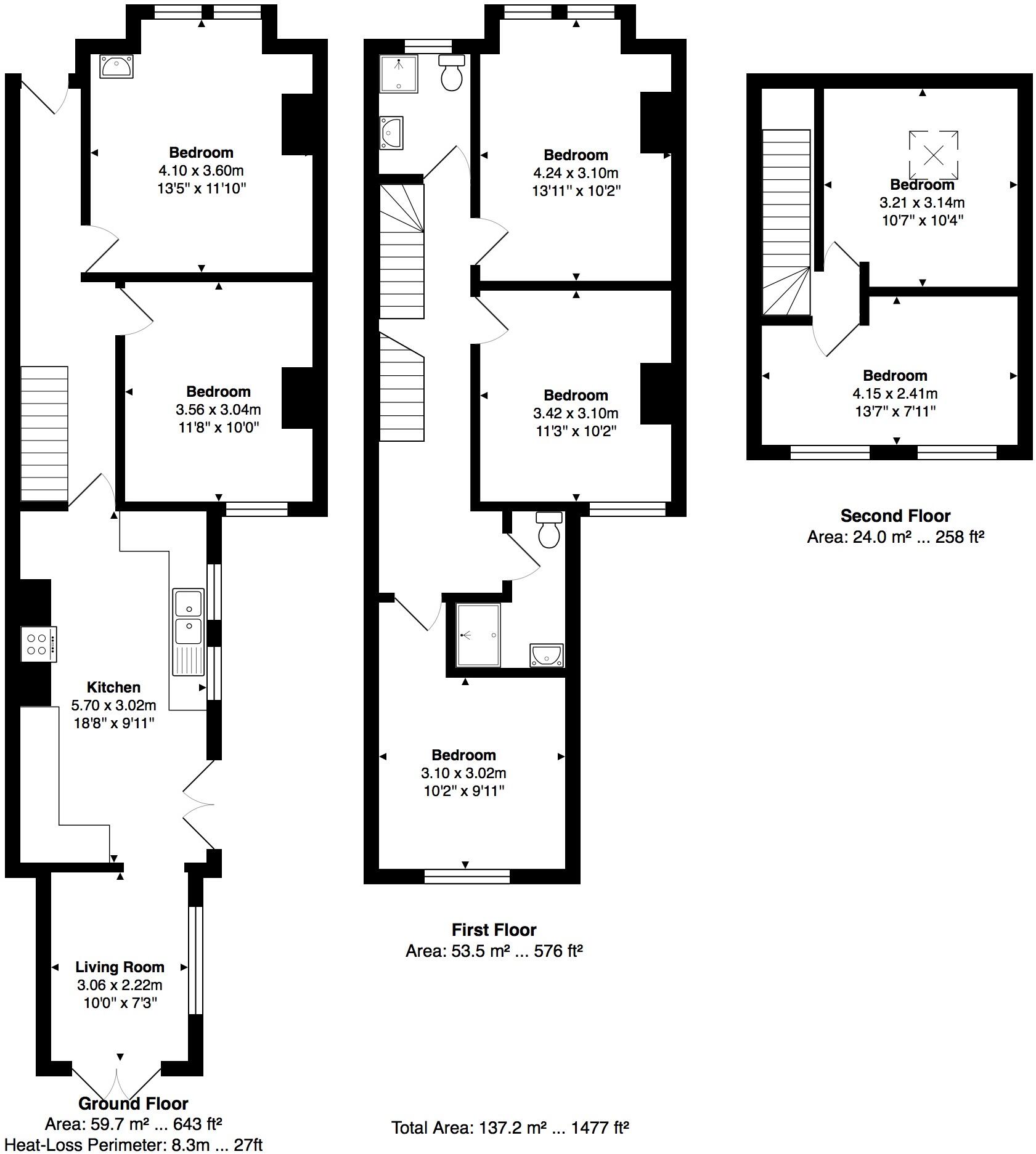 Whippingham Road, Brighton, East Sussex, BN2 floorplan