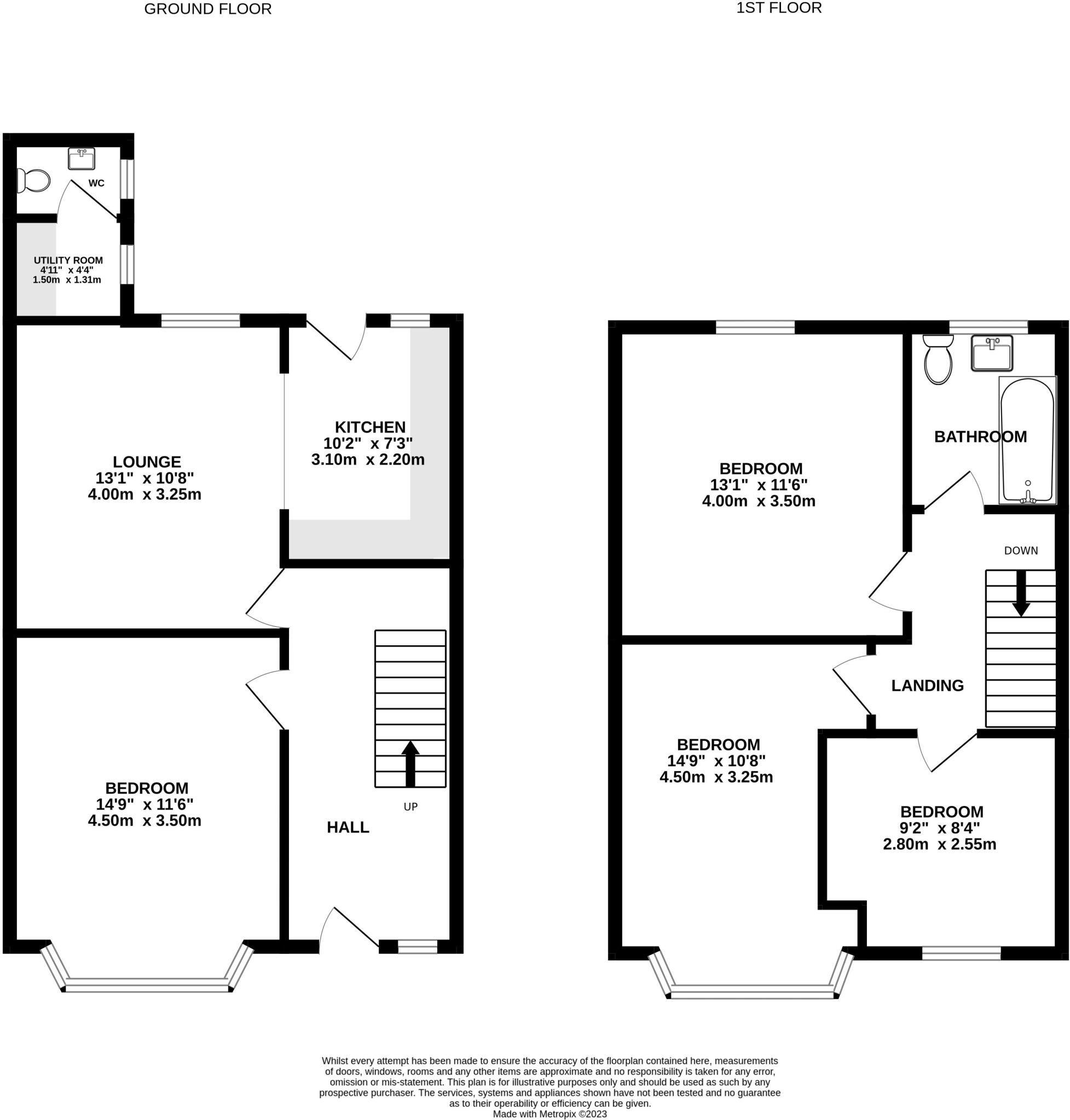 4 Bed - Claremont Road, Wavertree, L15 floorplan