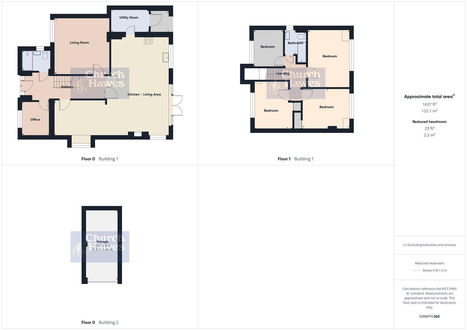 St Cleres Way, Danbury floorplan