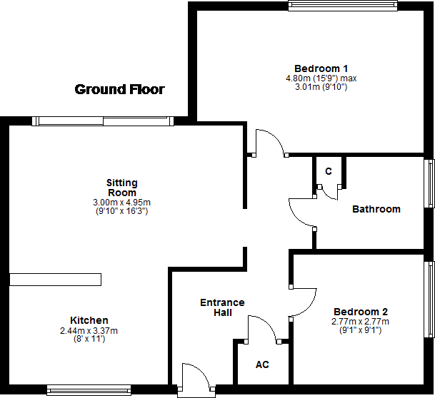 Elizabeth Court, High Street, Bembridge, Isle of Wight, PO35 5SN floorplan