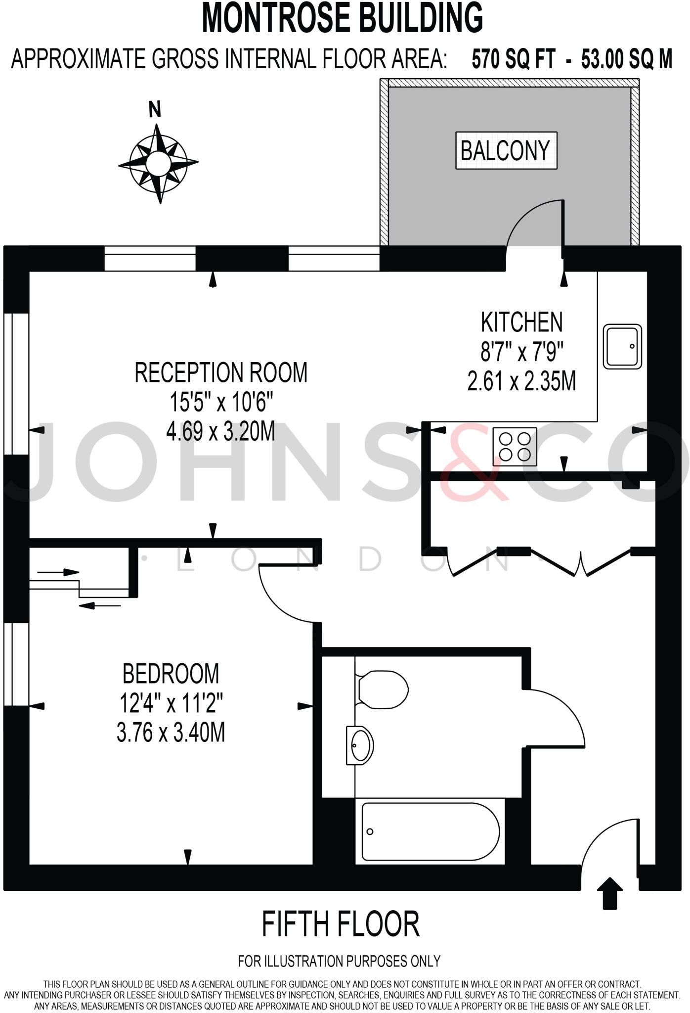 Montrose Building, Lexington Gardens, Nine Elms, SW11 floorplan