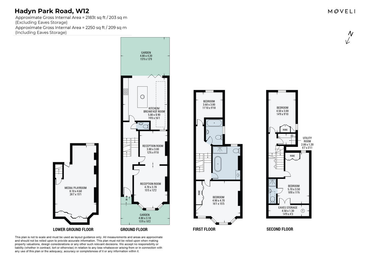 Hadyn Park Road, London, W12 floorplan