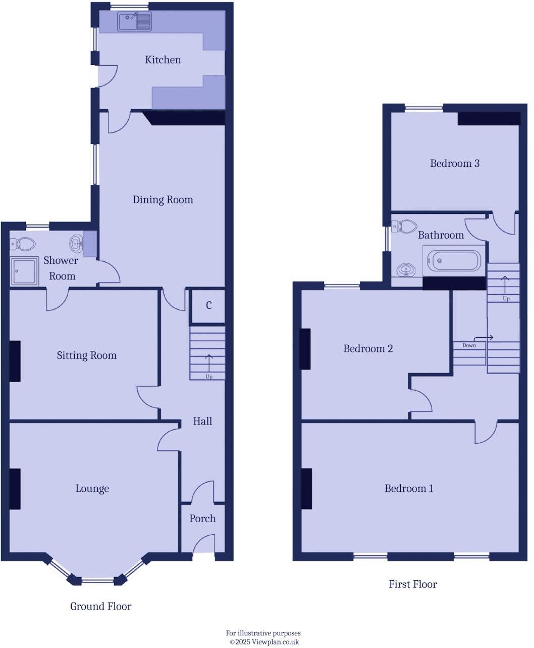 Pembroke Terrace, Penarth floorplan