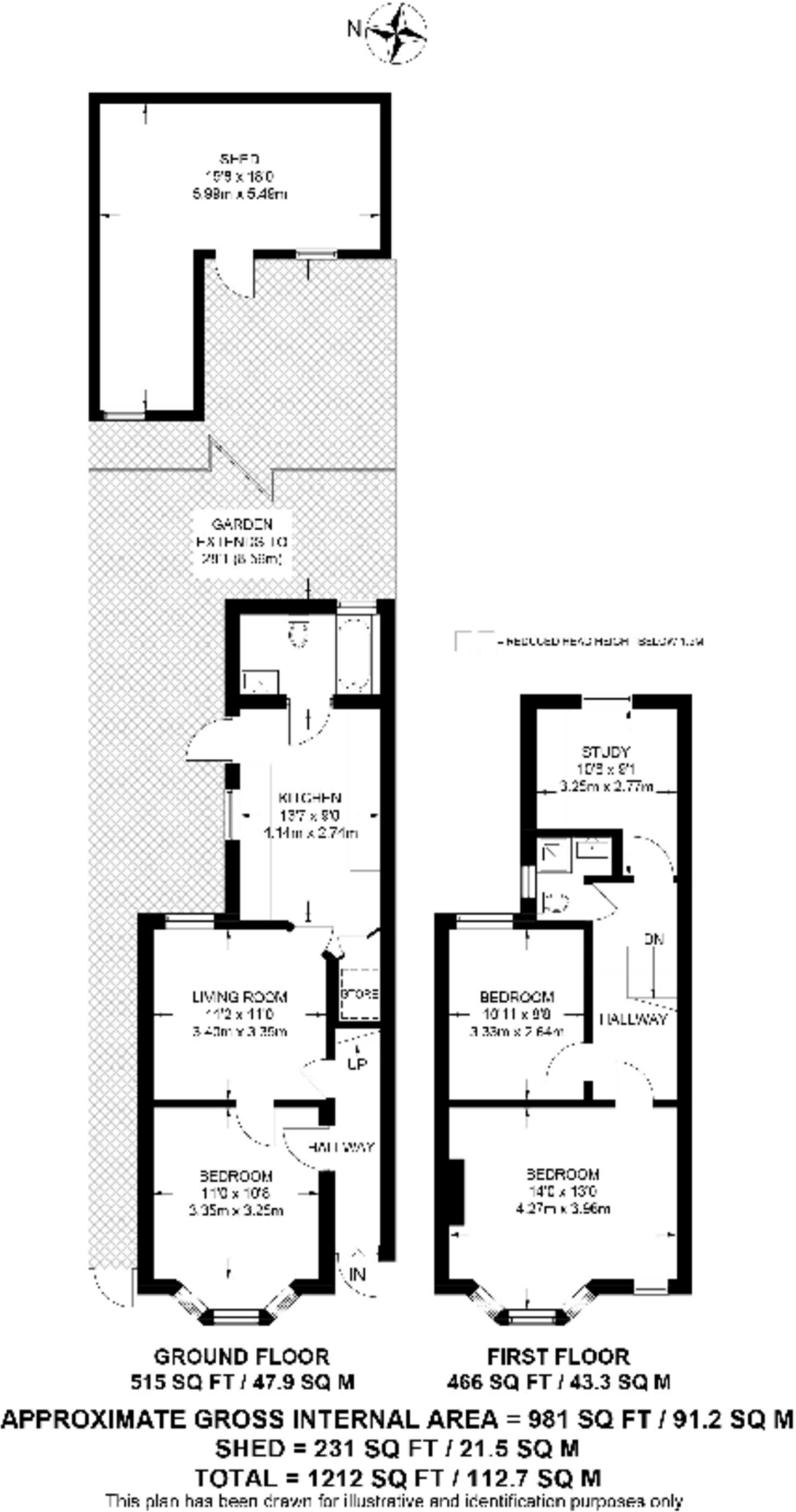 Salcombe Road, Walthamstow, London, E17 floorplan