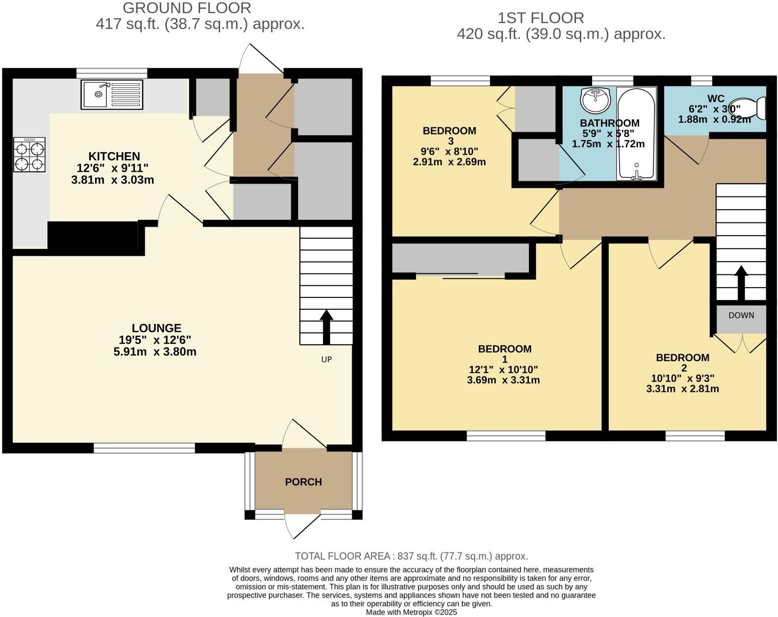 Holburne Road, Kidbrooke, London, SE3 floorplan