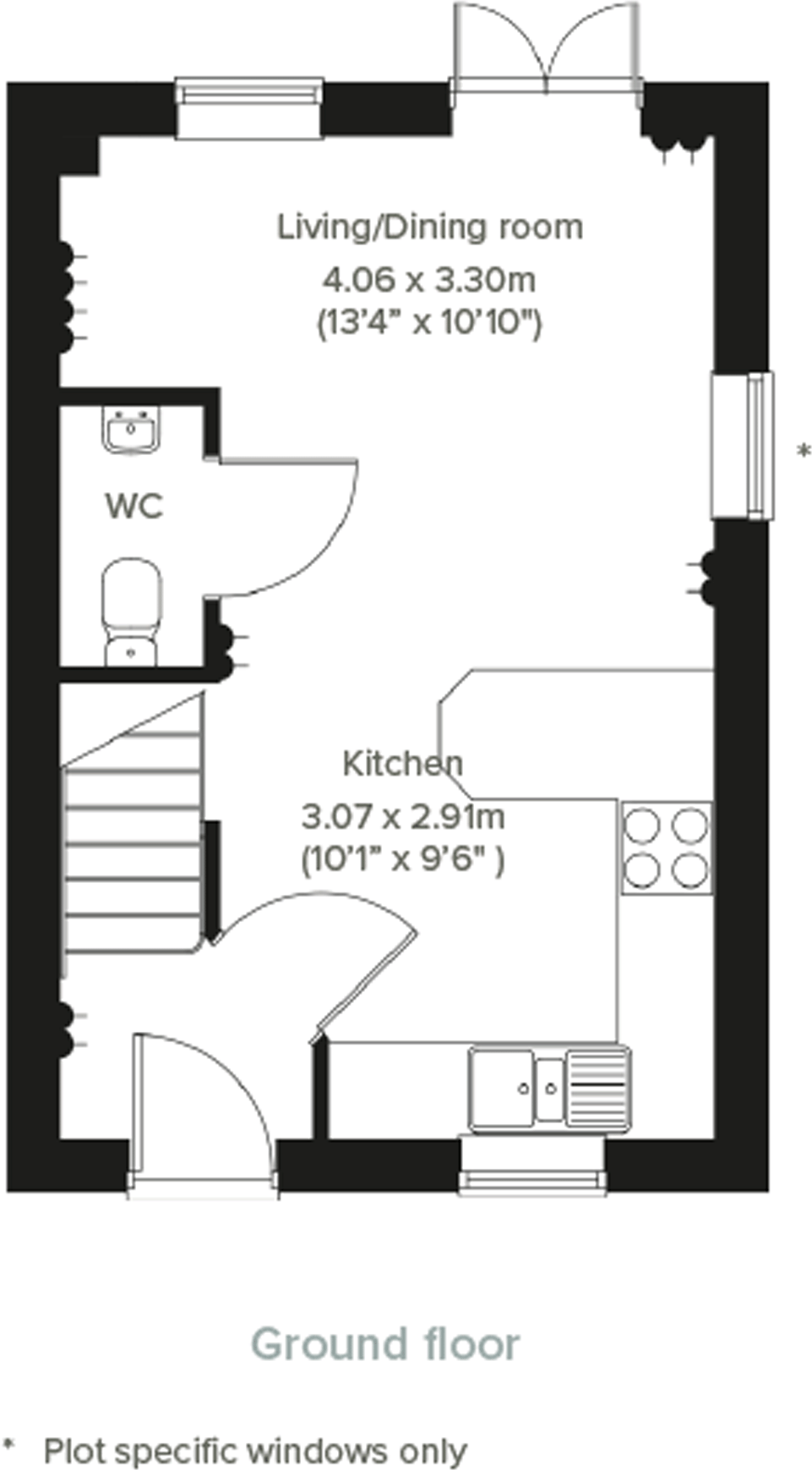 Epsom Avenue, 
Towcester, 
Northamptonshire,
NN12 7LD floorplan