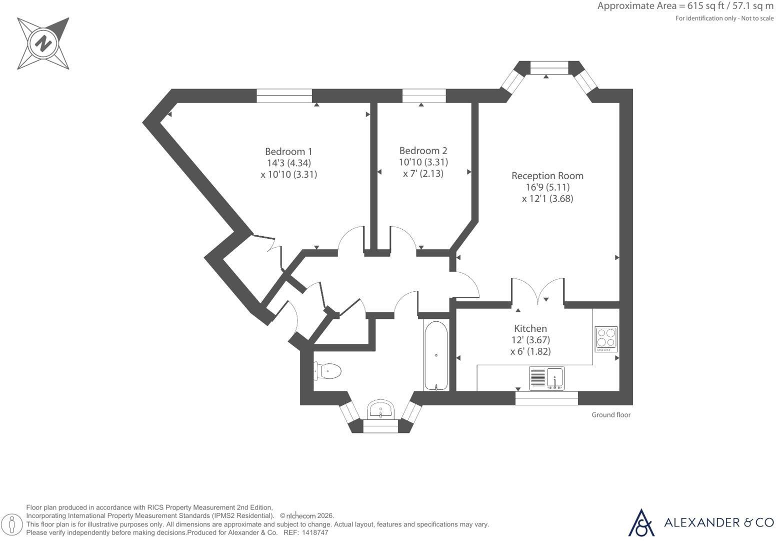 Frenchs Avenue, Dunstable, Bedfordshire floorplan